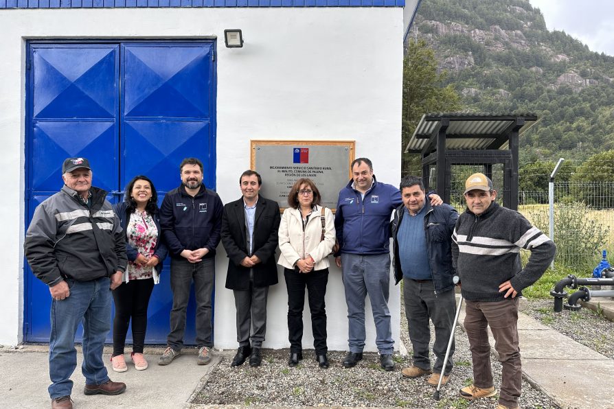 <strong>INAUGURAN OBRAS DE AGUA POTABLE RURAL PARA LA COMUNIDAD DE EL MALITO PALENA</strong>